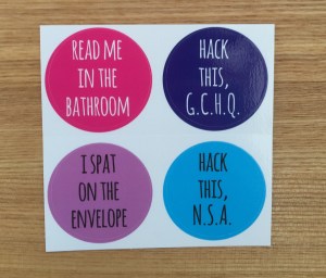 Sarcastic Snail Mail Stickers