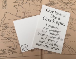 Our Love is Like a Greek Epic Francesca's Words