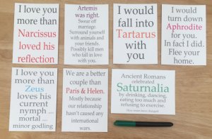 Greek mythology art prints Tartarus, Narcissus, Artemis, Aphrodite, Zeus, Paris & Helen, Saturnalia