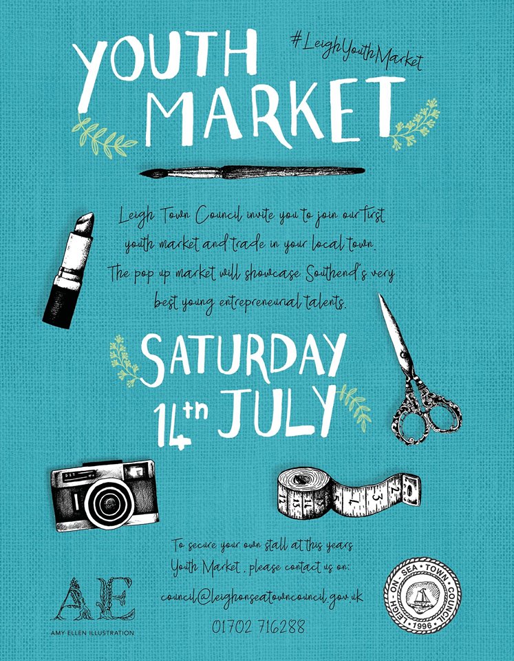 Youth Market Leigh on Sea 14th July 2018 advert